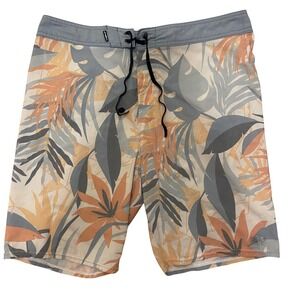 O'Neill Mens Size‎ 30 Floral Board Shorts Swim Trunks Drawstring Pocket